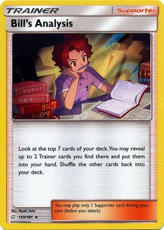 Bill's Analysis - 133/181 - Holo Rare