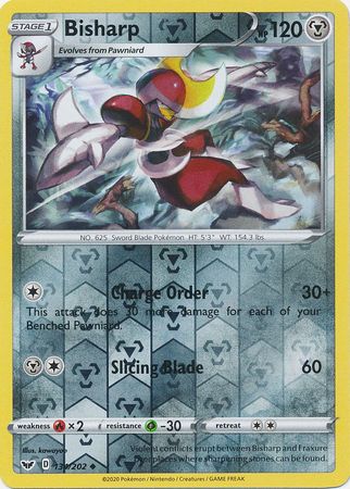 Bisharp - 134/202 - Uncommon Reverse Holo