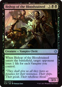 Bishop of the Bloodstained - 91/279 - Uncommon FOIL