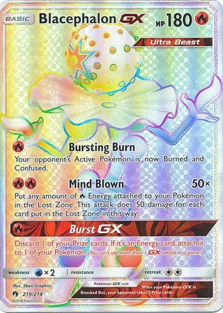 Blacephalon GX Hyper Rare - 219/214 - Hyper Rare