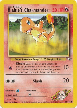 Blaine's Charmander - 61/132 - Common