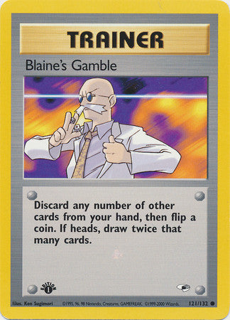 Blaine's Gamble 1st Edition - 121/132 - Common