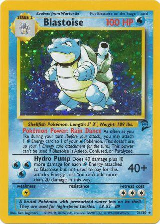 Blastoise - 2/130 - Holo Rare