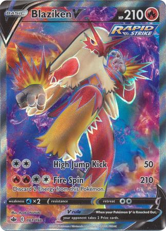 Blaziken V Full Art - 161/198 - Ultra Rare