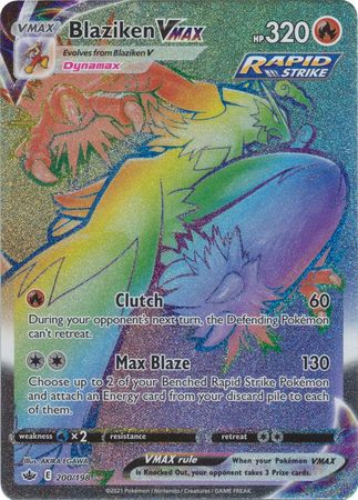Blaziken VMAX Hyper Rare - 200/198 - Hyper Rare