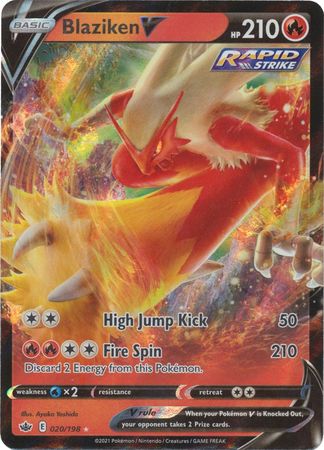 Blaziken V - 20/198 - Ultra Rare