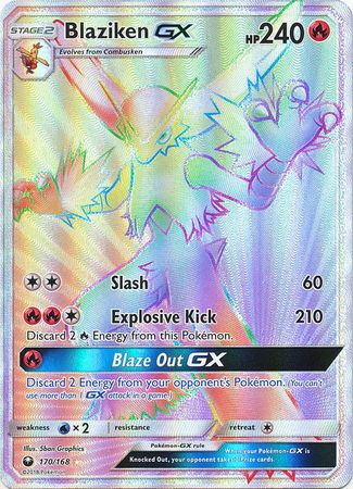 Blaziken GX Hyper Rare - 170/168 - Hyper Rare