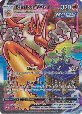 Blaziken VMAX Secret Rare - 201/198 - Secret Rare