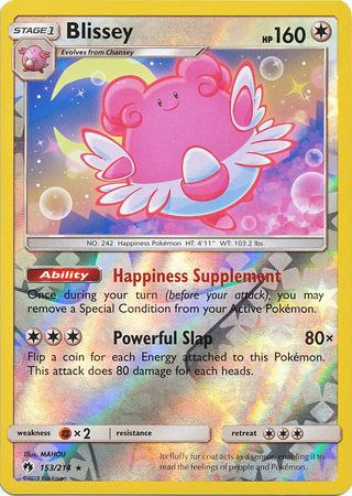Blissey - 153/214 - Holo Rare Reverse Holo
