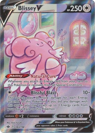 Blissey V Full Art - 183/198 - Ultra Rare