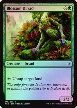 Blossom Dryad - 178/279 - Common FOIL