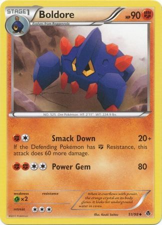 Boldore - 51/98 - Uncommon