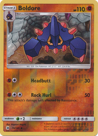 Boldore - 70/149 - Uncommon Reverse Holo