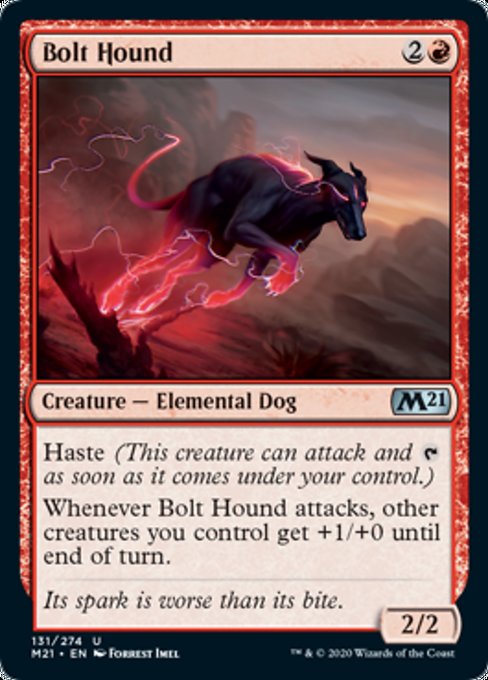 Bolt Hound - 131/274 - Uncommon Foil