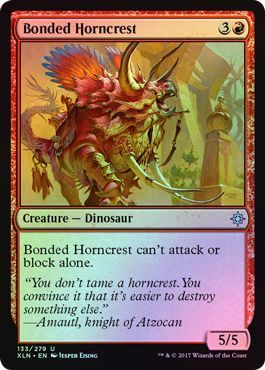 Bonded Horncrest - 133/279 - Uncommon FOIL