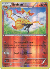012/124 - Braixen - Uncommon Reverse Holo