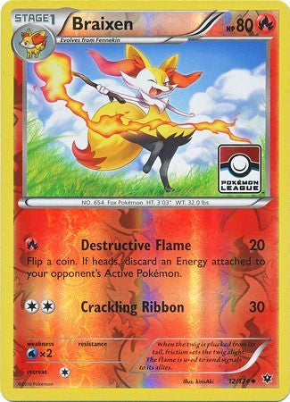Braixen - 12/124 - League Promo