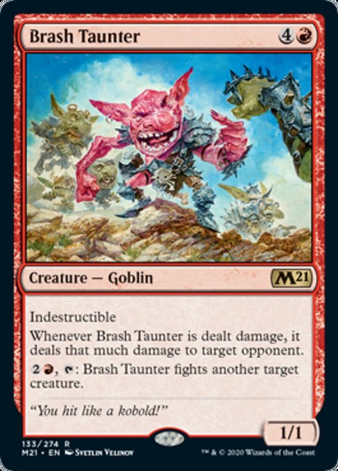 Brash Taunter - 133/274 - Rare Foil