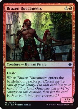 Brazen Buccaneers - 134/279 - Common FOIL