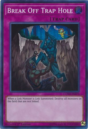 Break Off Trap Hole - COTD-EN075 - Super Rare 1st Edition