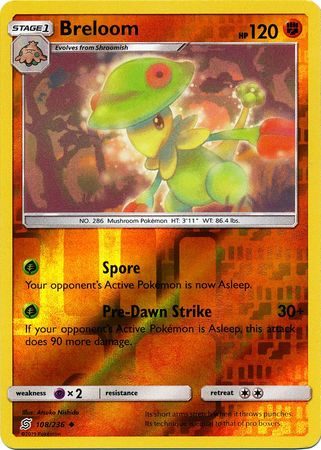 Breloom - 108/236 - Uncommon Reverse Holo