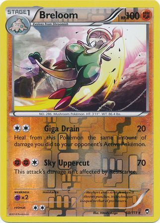 Breloom - 50/111 - Rare Reverse Holo