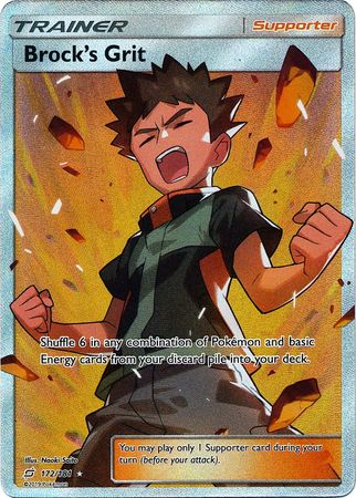 Brock's Grit Full Art - 172/181 - Ultra Rare