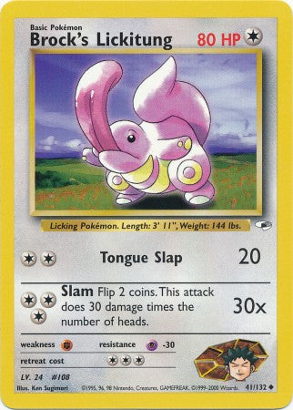 Brock's Lickitung - 41/132 - Uncommon