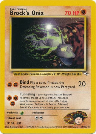 Brock's Onix - 21/132 - Rare
