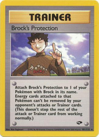 Brock's Protection - 101/132 - Rare