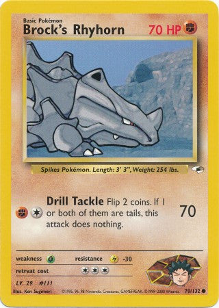 Brock's Rhyhorn - 70/132 - Common