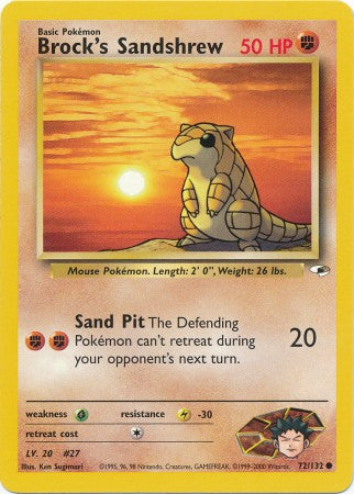 Brock's Sandshrew - 72/132 - Common