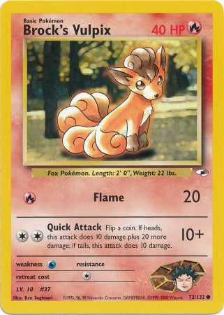 Brock's Vulpix - 73/132 - Common