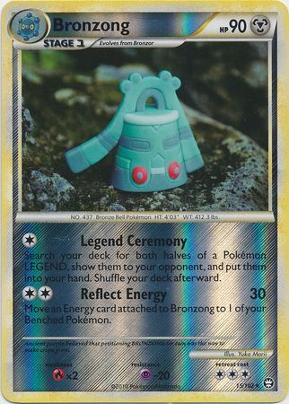 Bronzong - 15/102 - Rare Reverse Holo