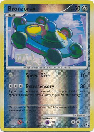 Bronzor - 34/99 - Uncommon Reverse Holo