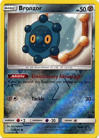 Bronzor - 100/181 - Common Reverse Holo