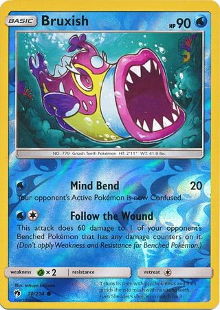 Bruxish - 70/214 - Common Reverse Holo