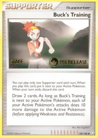 Buck's Training Pre-Release STAFF - 130/146 - Uncommon