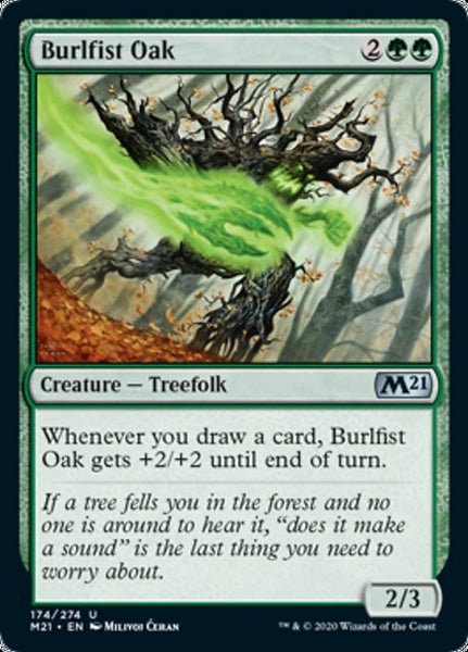 Burlfist Oak - 174/274 - Uncommon Foil