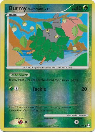 Burmy Plant Cloak - 56/99 - Common Reverse Holo