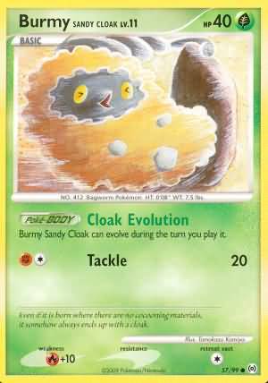 Burmy Sandy Cloak - 57/99 - Common