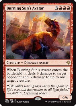 Burning Sun's Avatar - 135/279 - Rare