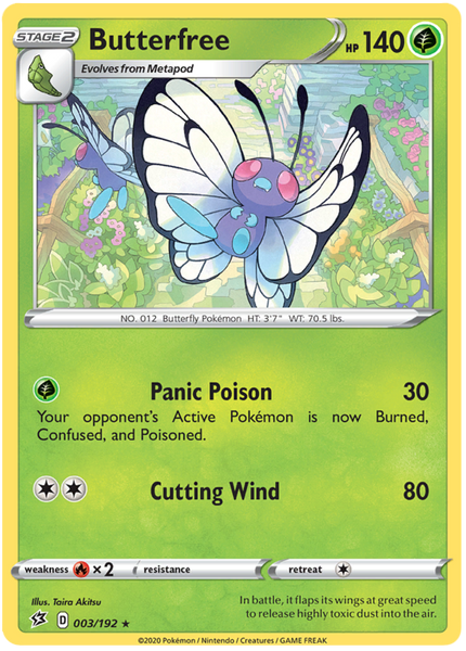 Butterfree - 3/192 - Rare