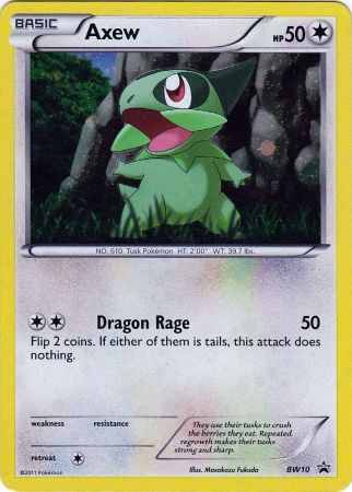 Axew - BW10 - Holo Promo