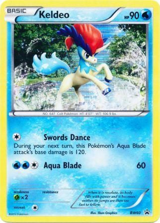 Keldeo - BW60 - Holo Rare Promo
