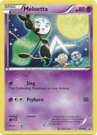 Meloetta - BW68 - Promo