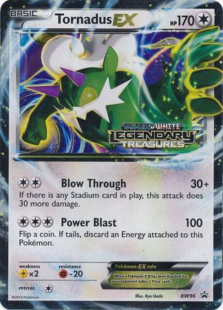 Tornadus Ex - BW96 - Promo Legendary Treasures Pre-Release