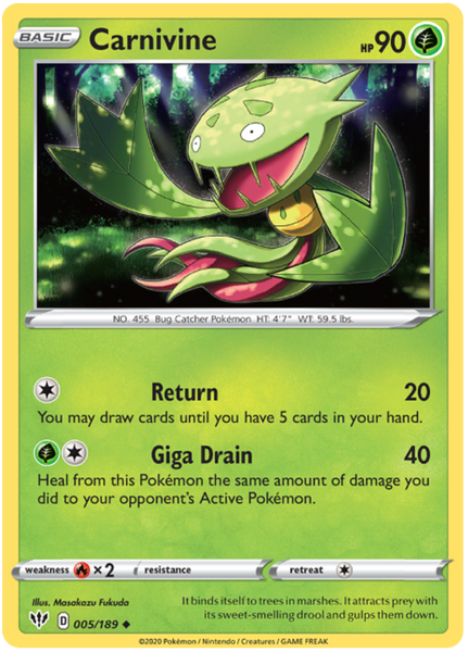 Carnivine - 5/189 - Uncommon