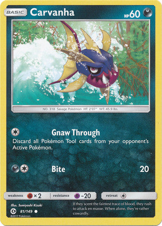 Carvanha - 81/149 - Common