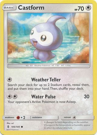 Castform - 105/145 - Common